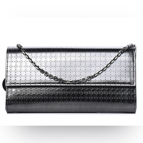 Christian Dior Micro-Cannage Lady Dior Croisiere Wallet On Chain - Picture 2 of 10